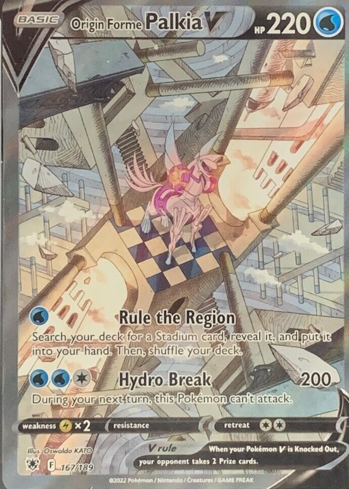 【PSA10】オリジンパルキアV SR/Origin Forme Palkia PSA 10 Origin Forme Palkia V 071/067 SPACE S10P GEM MINT