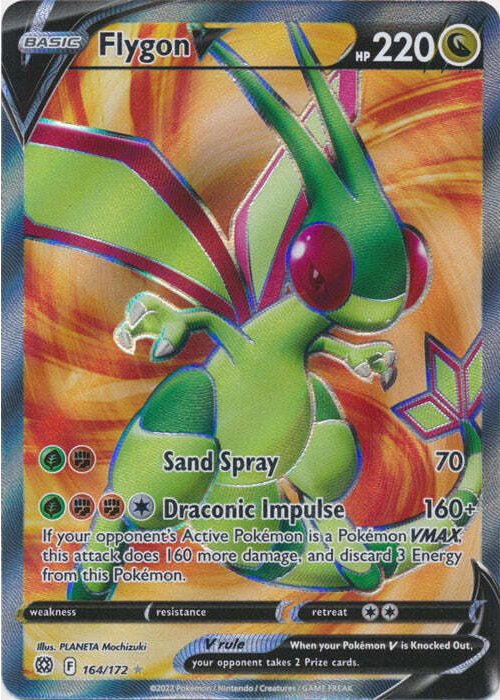 Flygon V 2022 Sword & Shield: Brilliant Stars #164/172 Holo (Full Art)  Price Guide - Sports Card Investor
