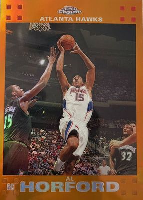 Al Horford 2007 Topps Chrome #160 Orange Refractor /199 Price 