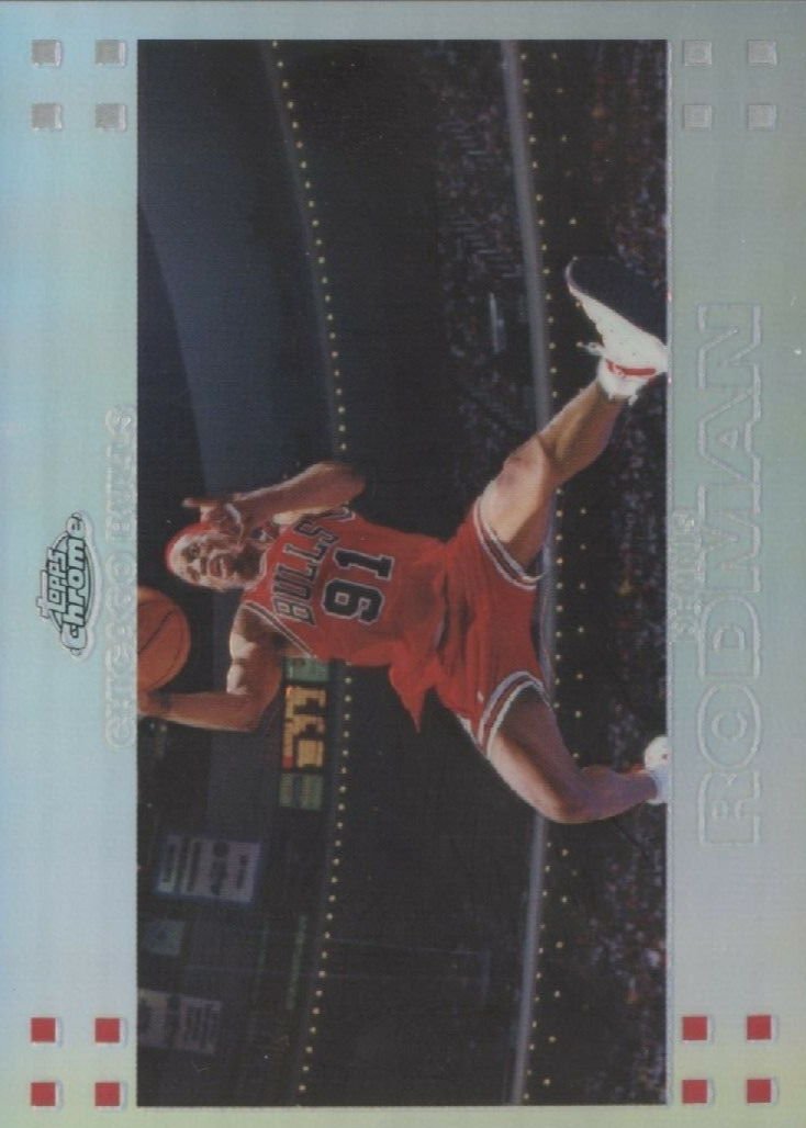 Dennis Rodman 2007 Topps Chrome #93 Refractor /999 Price
