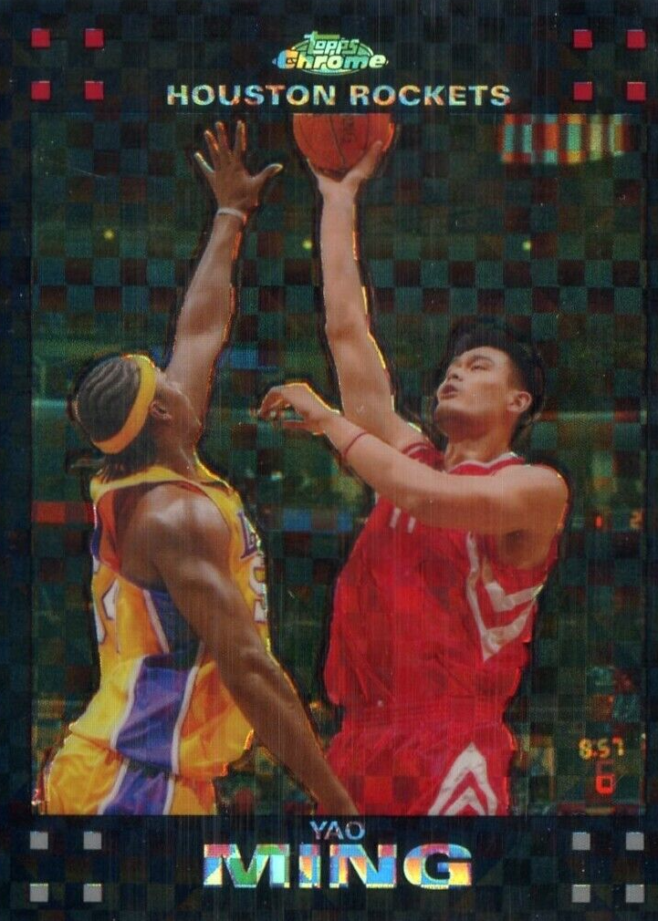 Yao Ming 2007 Topps Chrome #11 X-Fractor /50 Price Guide