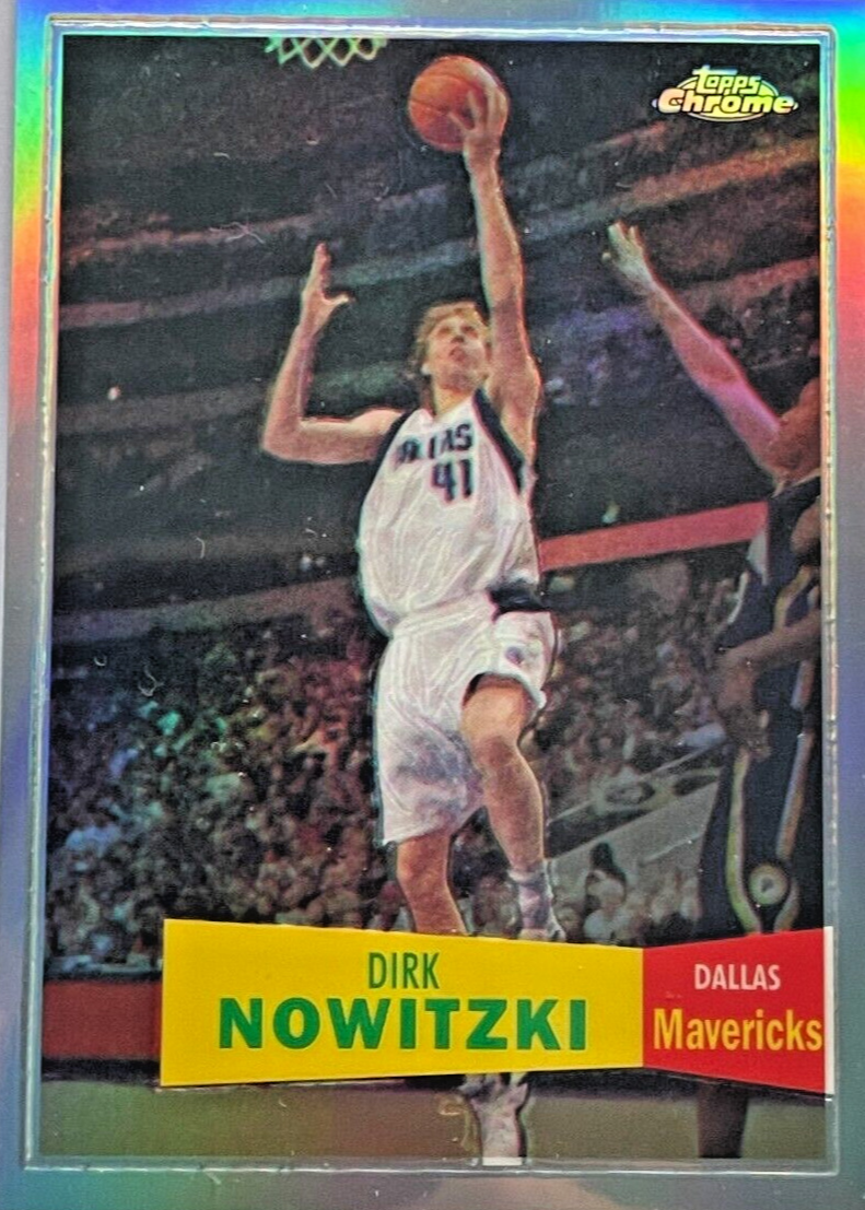 Dirk Nowitzki 2007 Topps Chrome #41 1957-58 Variation