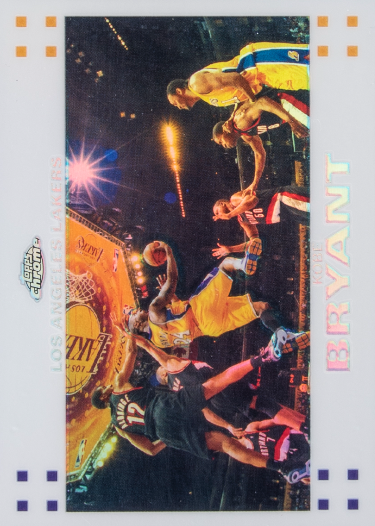 Kobe Bryant 2007 Topps Chrome #24 White Refractor /99 Price Guide 