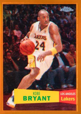 2007 Topps Chrome #24 1957-58 Variation - Orange Refractor /199