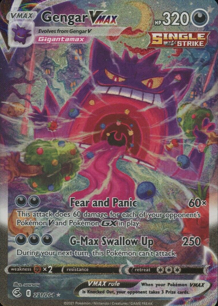 Pokemon Gengar VMAX Alternate Art Secret Japanese fashion