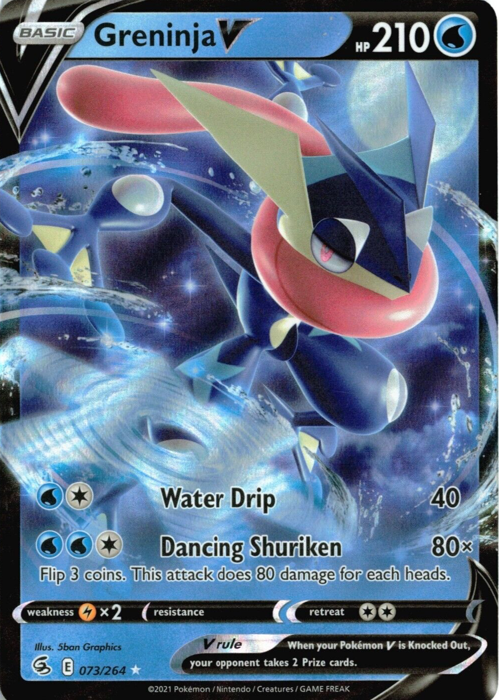 kazu ⑤ Gengar VMAX 157/264 Fusion Strike Full Art Ultra Rare Holo