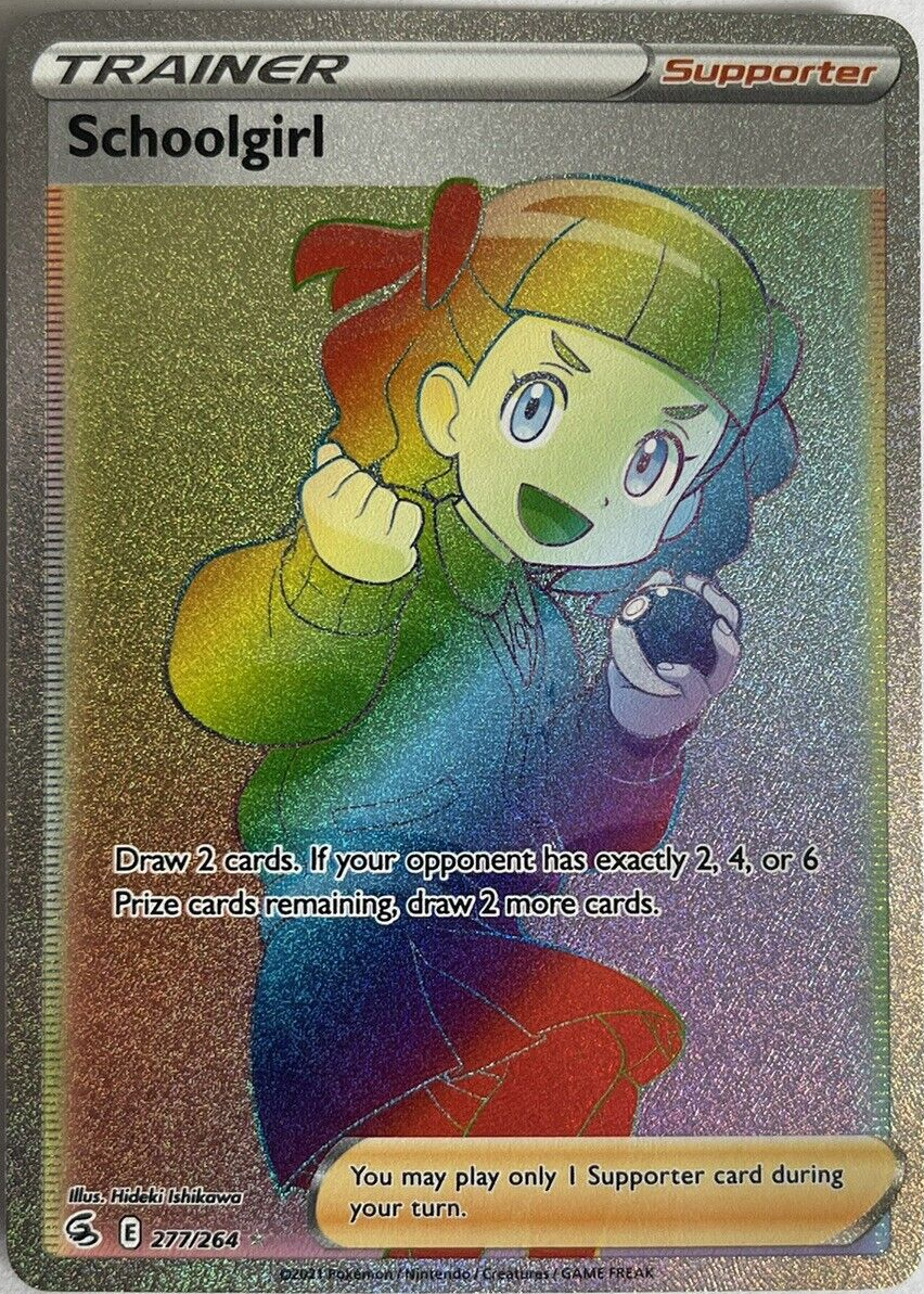 rainbow schoolgirl pokemon card price Fusion Strike #277 The item may be similar but not exactly the same as the image (e.g Rainbow Masterset : r/PokemonTCG