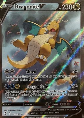 2021 Sword & Shield: Evolving Skies #192/203 Holo (Alternate Full Art)