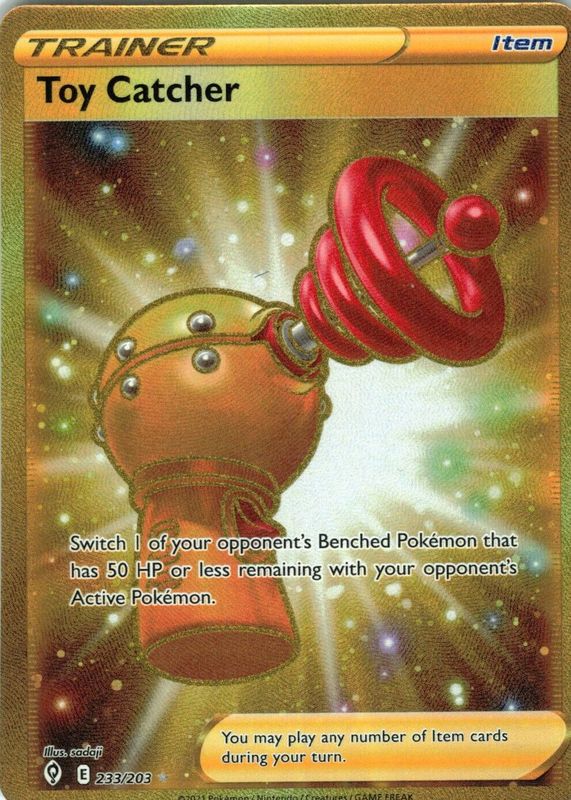 Toy Catcher 2021 Sword & Shield: Evolving Skies #233/203 Holo (Secret) RAW TCG (NEAR MINT)