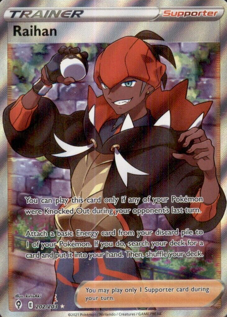 raihan pokemon trainer card Pokemon Sword and Shield Crown Zenith Raihan #GG65/GG70 Galarian Galle –  Rotterdam Comics main image 1