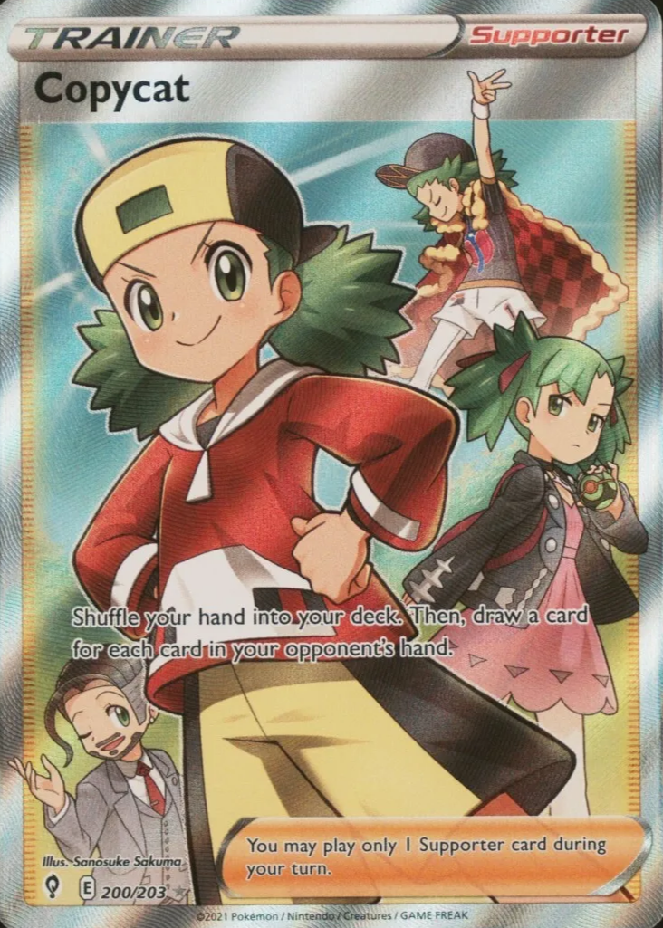 Copycat 2021 Sword & Shield: Evolving Skies #200/203 Holo (Full Art) Price  Guide - Sports Card Investor