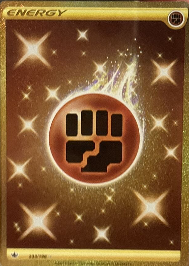 gold fighting energy pokemon card Set x11 - SVE 014 These cards are freshly removed from packs Fighting Energy 2021 Sword &