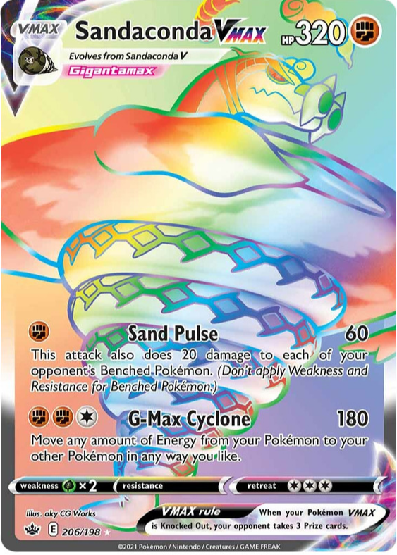 Sandaconda VMAX Pokemon Cards Price Guide - Sports Card Investor