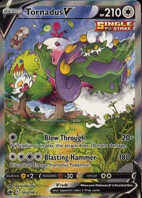 2021 Sword & Shield: Chilling Reign #185/198 Holo (Alternate Full Art)