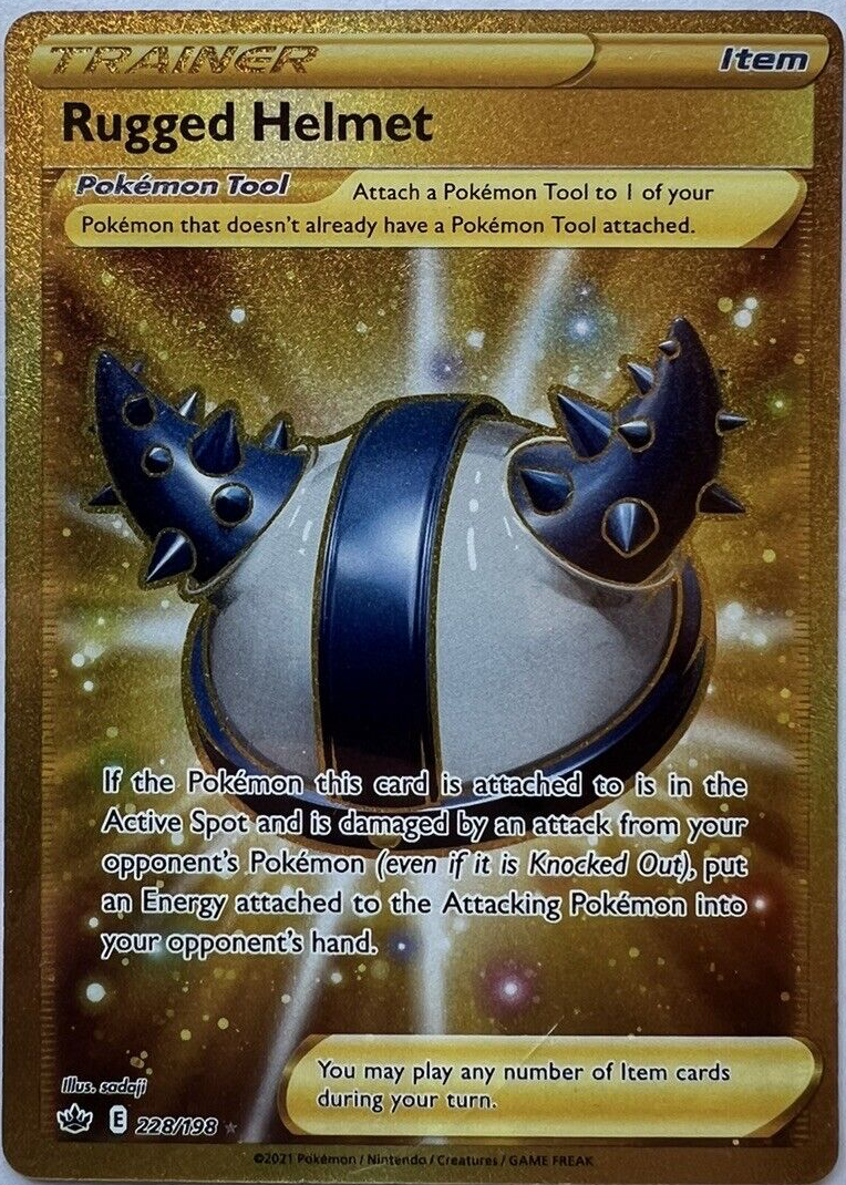 Rugged Helmet 2021 Sword & Shield: Chilling Reign #228/198 Holo (Secret)  Price Guide - Sports Card Investor