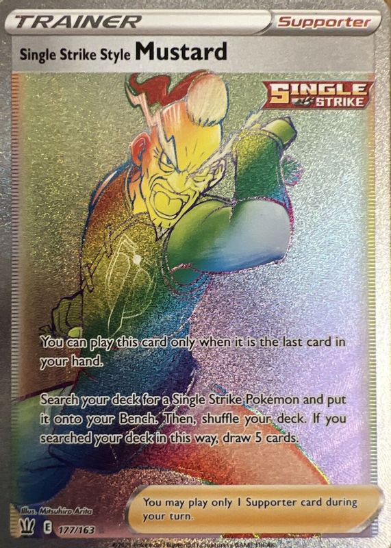 Single Strike Style Mustard 2021 Sword u0026 Shield: Battle Styles #177/163  Holo (Secret) Price Guide - Sports Card Investor