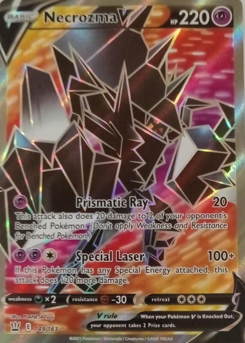 Necrozma V 2021 Sword & Shield: Battle Styles #149/163 Holo (Full Art) Price  Guide - Sports Card Investor