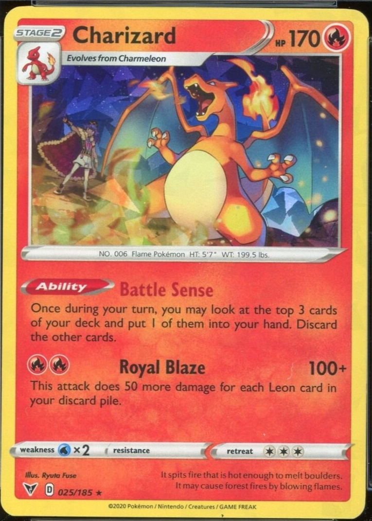 Charizard 2020 Sword & Shield: Vivid Voltage #025/185 Holo