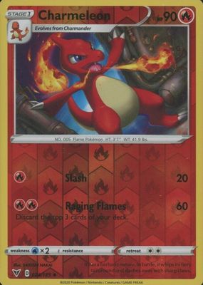 2020 Sword & Shield: Vivid Voltage #024/185 Reverse Holo