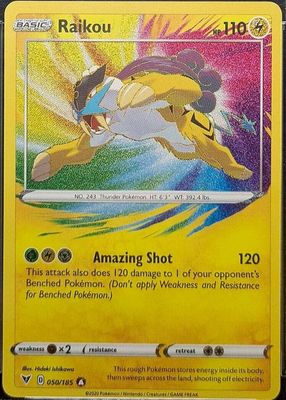 2020 Sword & Shield: Vivid Voltage #050/185 Holo (Amazing Rare)