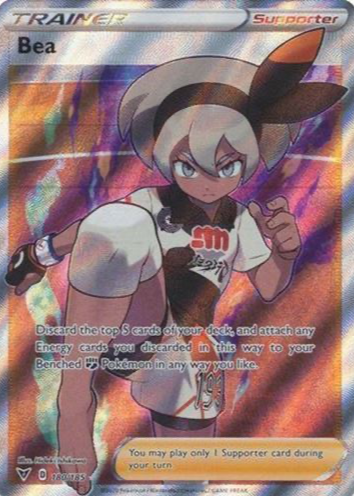 Bea 2020 Sword & Shield: Vivid Voltage #180/185 Holo (Full Art)
