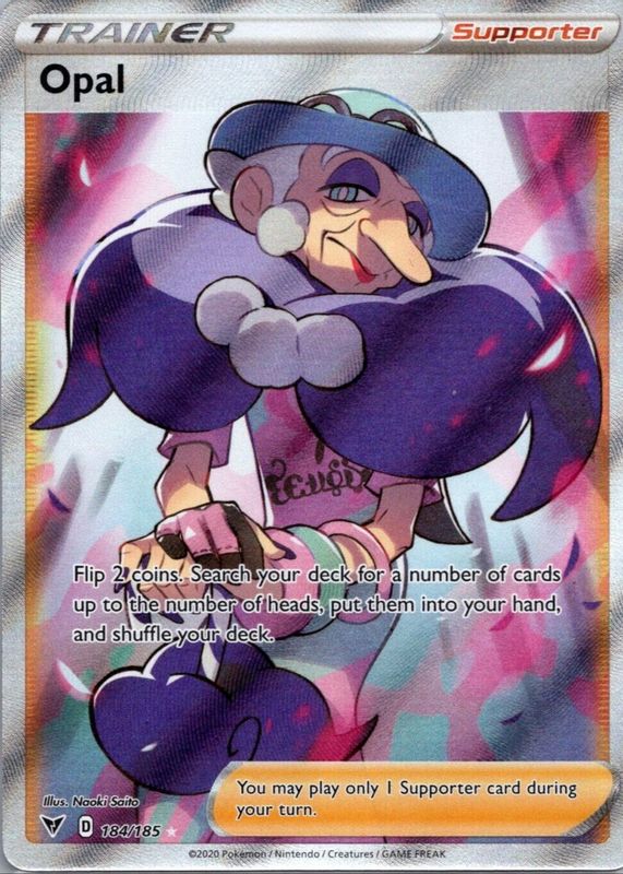 2020 Sword & Shield: Vivid Voltage #184/185 Holo (Full Art)