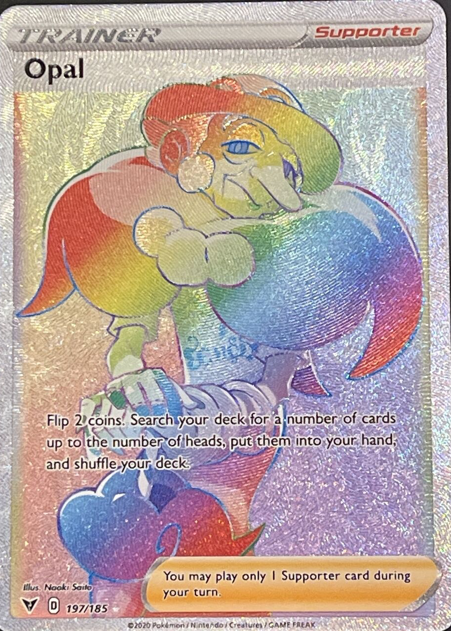 Opal 2020 Sword & Shield: Vivid Voltage #197/185 Holo (Secret) Price Guide  - Sports Card Investor