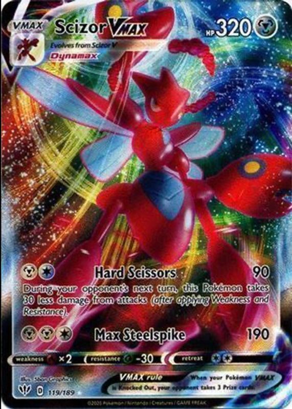 2020 Sword & Shield: Darkness Ablaze #119/189 Holo