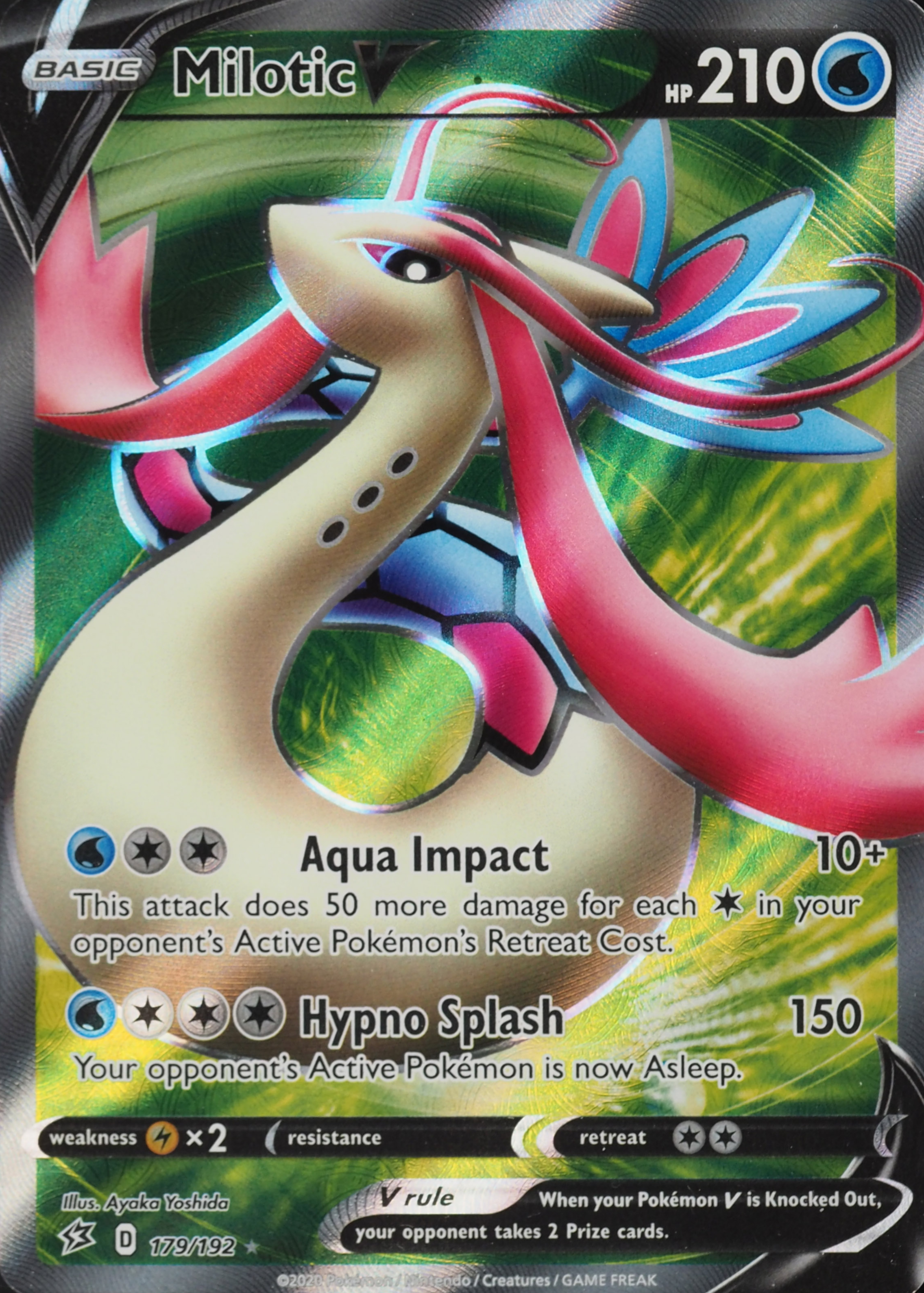milotic v pokemon card Pokémon TCG - Drasna - 231/191 - Ultra Rare - Surging Sparks main image 1