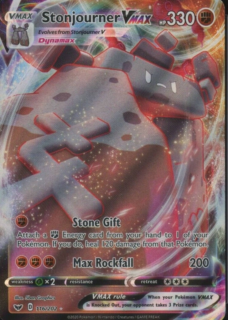 Stonjourner VMAX 2020 Sword & Shield #116/202 Holo Price