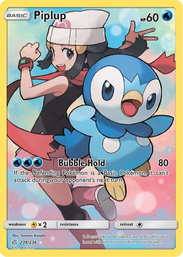 Piplup 2019 Sun & Moon: Cosmic Eclipse #239/236 Holo (Secret) Price Guide -  Sports Card Investor