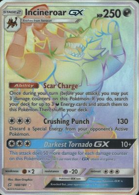 2019 Sun & Moon: Team Up #188/181 Holo (Secret)