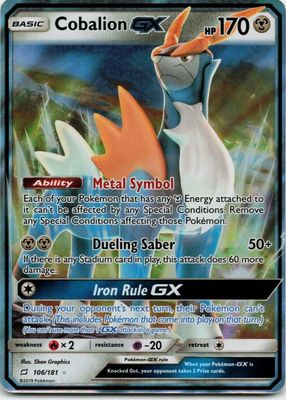 2019 Sun & Moon: Team Up #106/181 Holo