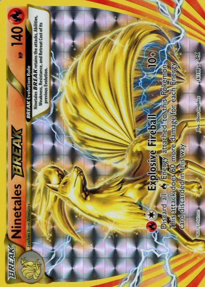 Ninetales BREAK 2016 XY: Evolutions #016/108 Holo Price Guide - Sports Card  Investor