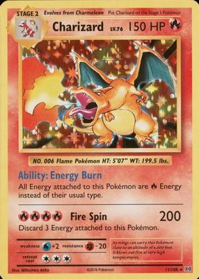 2016 XY: Evolutions #011/108 Holo