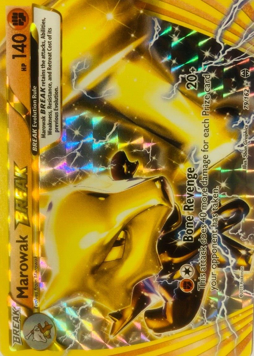 Marowak BREAK 2015 XY: BREAKthrough #079/162 Holo Price Guide - Sports Card  Investor