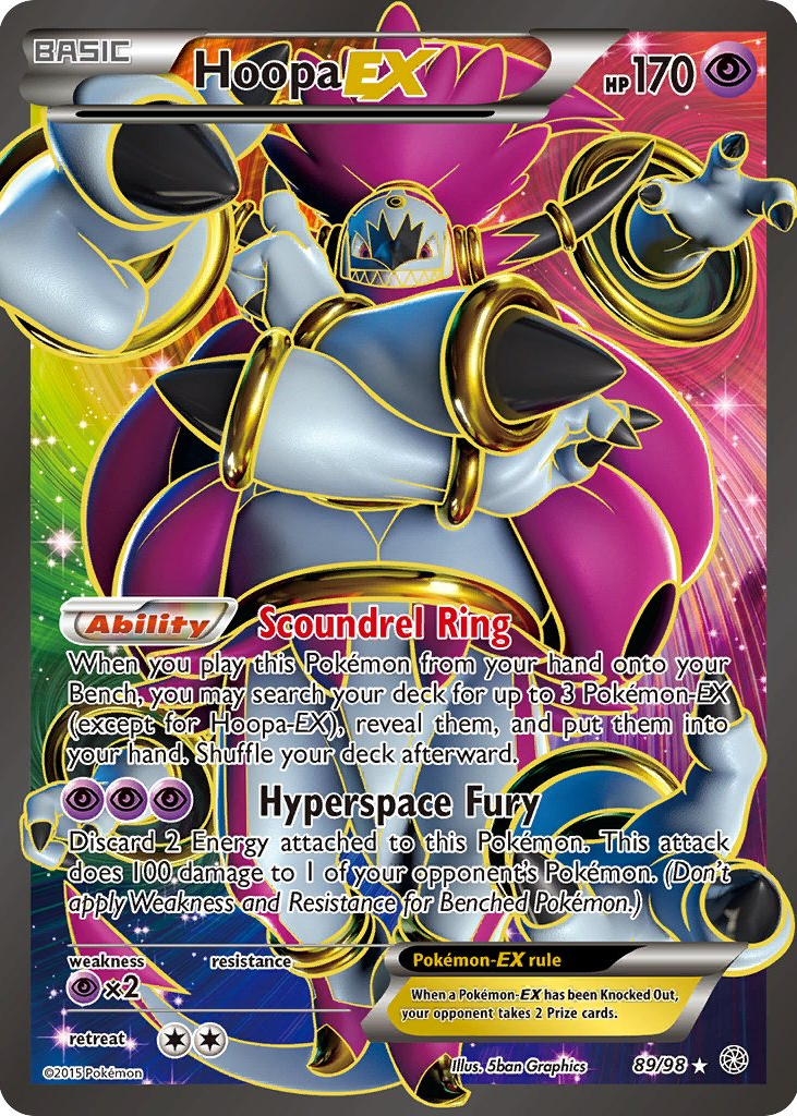 ポケモンカードゲーム 2015 Hoopa EX 1st Edition Gem Mint 10 Hoopa EX #89 - 2015 Pokemon XY Ancient Origins Full Art