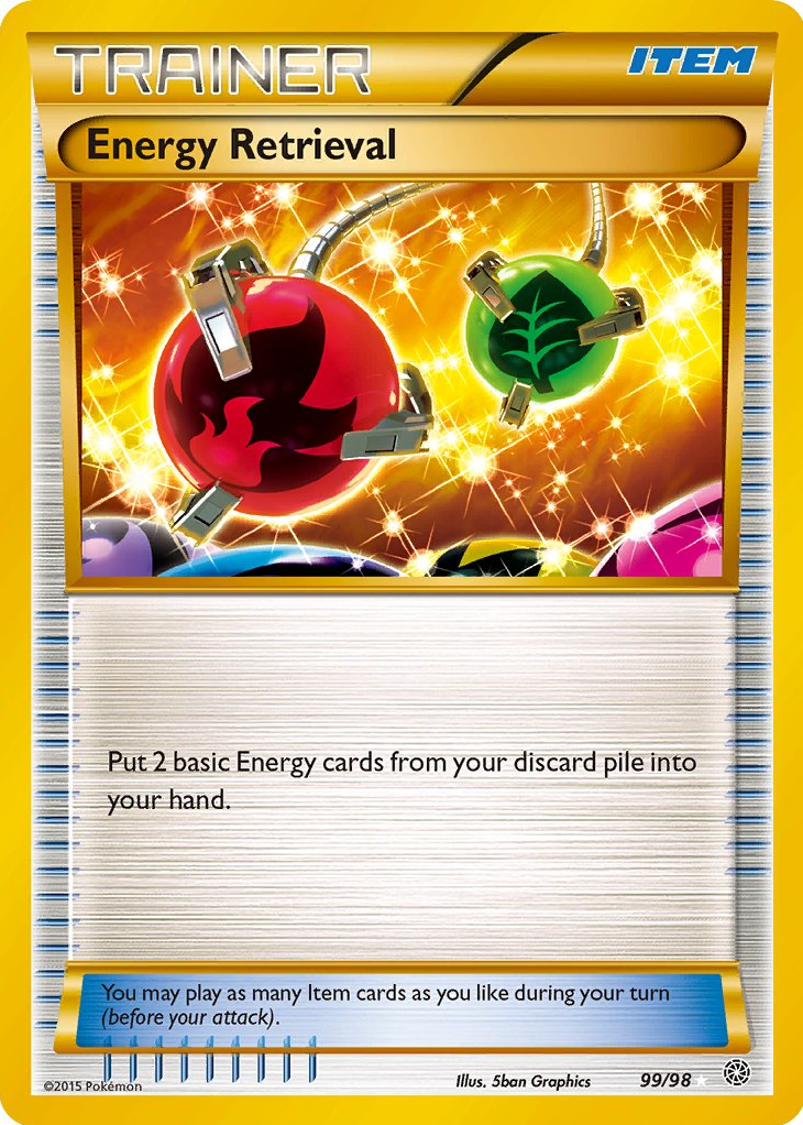 Energy Retrieval 2015 XY: Ancient Origins #99/98 Holo (Secret