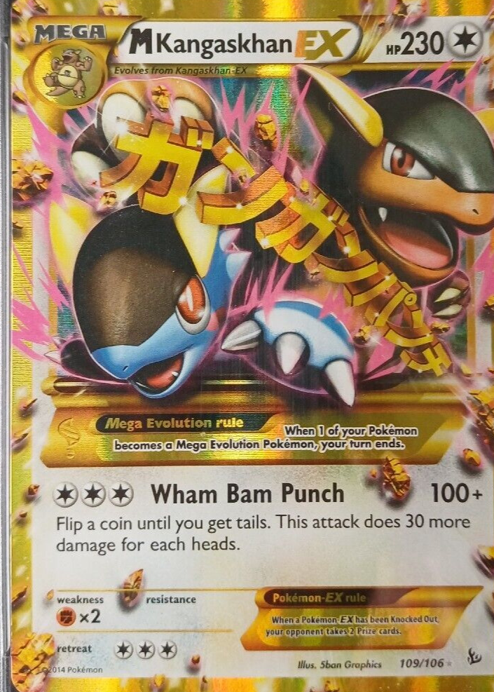 Mega Kangaskhan ex 2014 XY: Flashfire #109/106 Holo (Secret