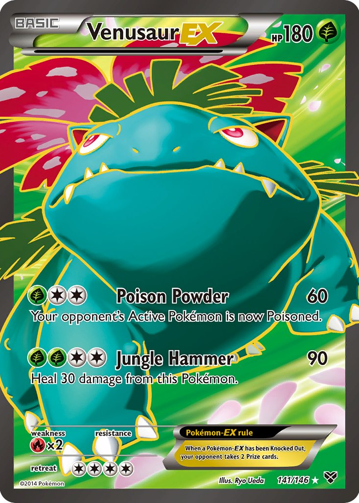 Venusaur ex 2014 XY #141/146 Holo (Full Art) Price Guide