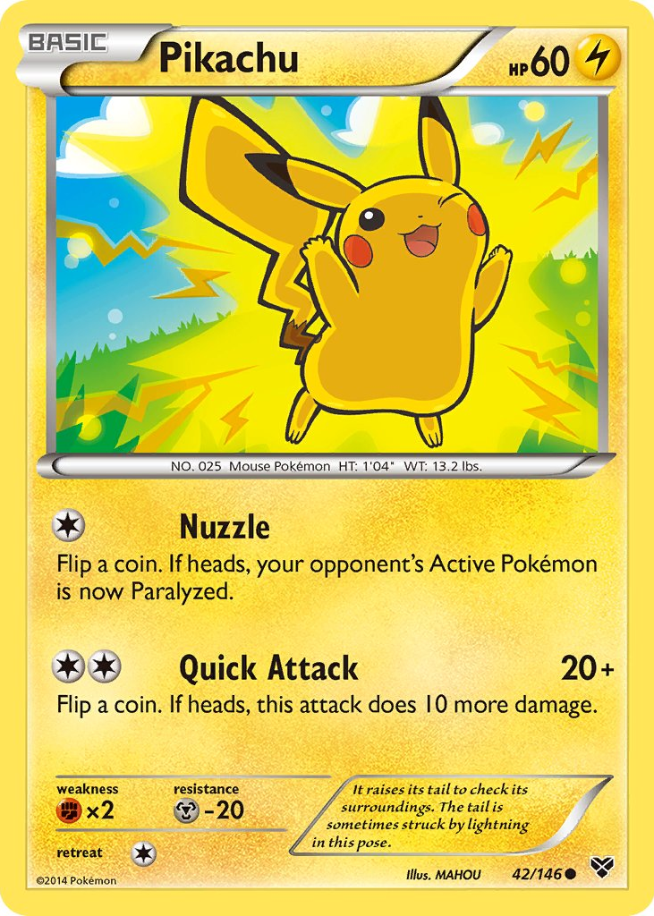 Pikachu 2014 XY #042/146 Base Price Guide - Sports Card Investor