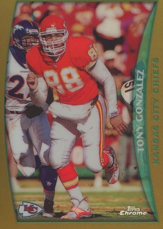 Tony Gonzalez 1998 Topps Chrome #70 Refractor SGC 10