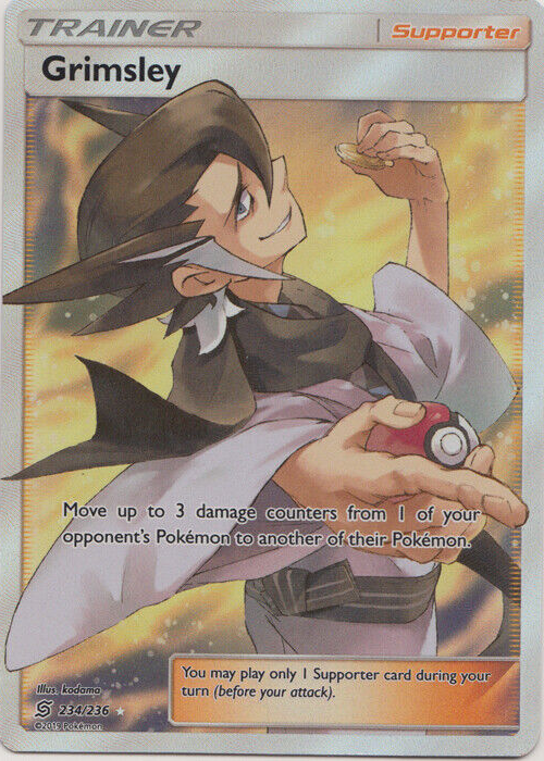 Grimsley 2019 Sun & Moon: Unified Minds #234/236 Holo (Full Art) Price  Guide - Sports Card Investor