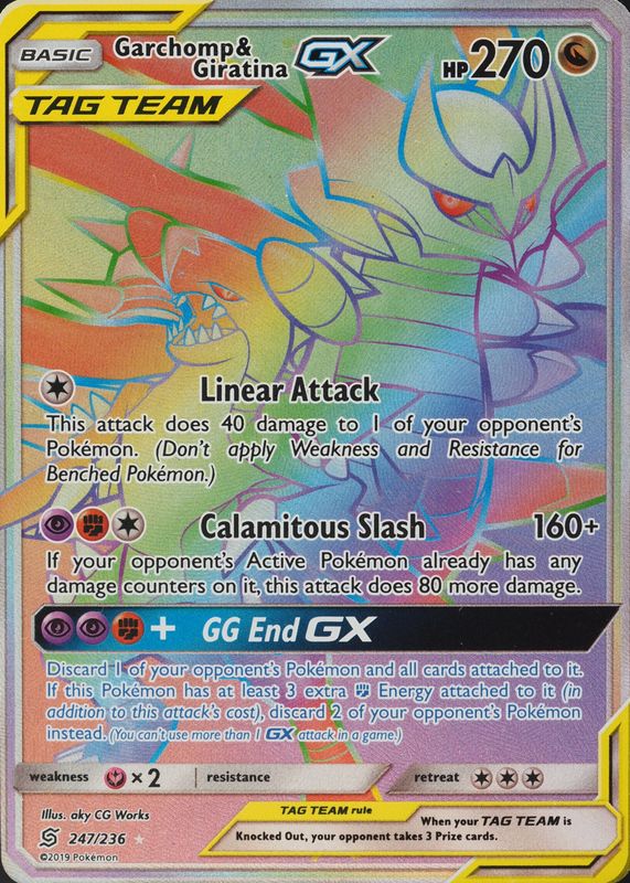 2019 Sun & Moon: Unified Minds #247/236 Holo (Secret)