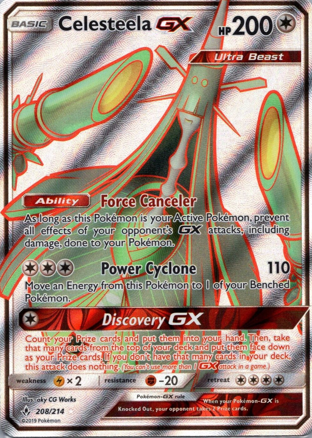 Celesteela GX 2019 Sun & Moon: Unbroken Bonds #208/214 Holo (Full Art)  Price Guide - Sports Card Investor
