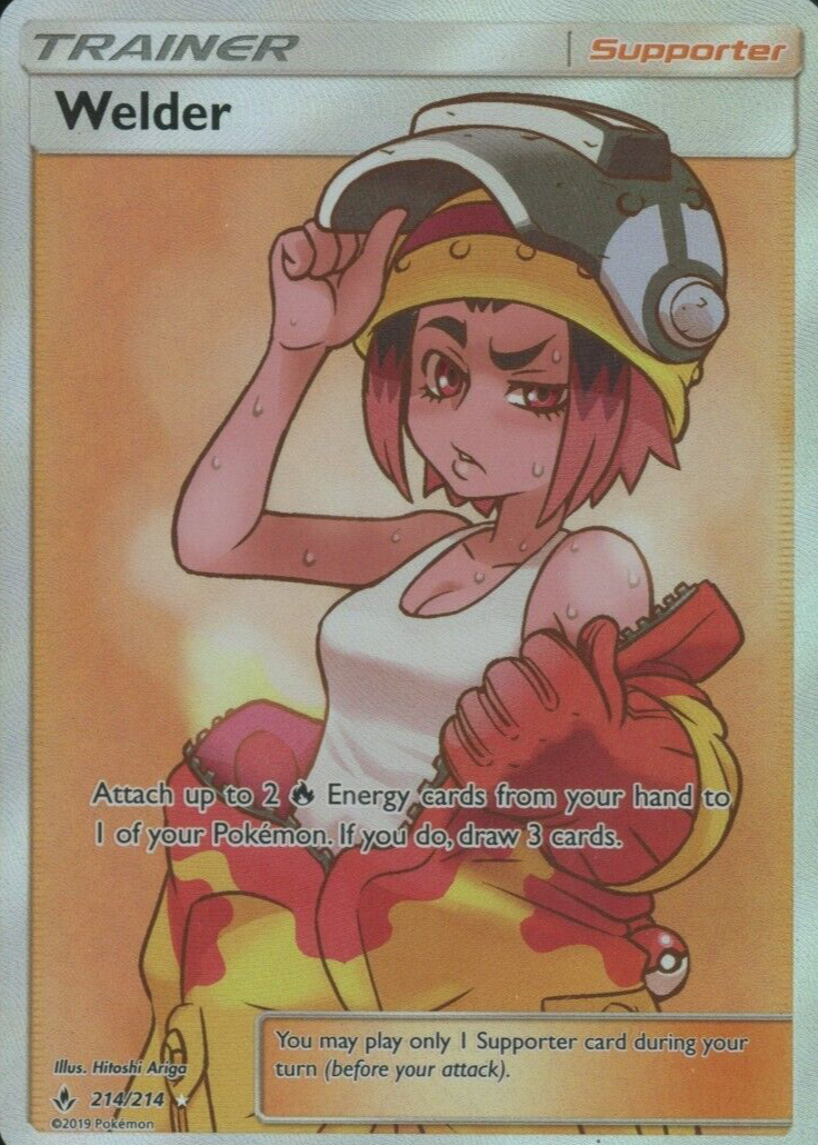 Welder 2019 Sun & Moon: Unbroken Bonds #214/214 Holo (Full Art