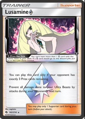 2018 Sun & Moon: Lost Thunder #182/214 Holo