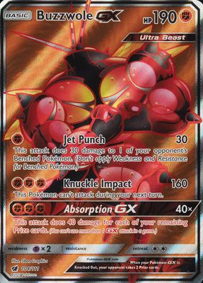 2017 Sun & Moon: Crimson Invasion #104/111 Holo (Full Art)