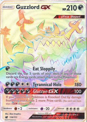 2017 Sun & Moon: Crimson Invasion #116/111 Holo (Secret)