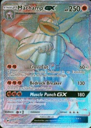 machamp gx pokemon card price Pokemon Sun & Moon Burning Shadows Ultra Rare Machamp GX #135 main image 1